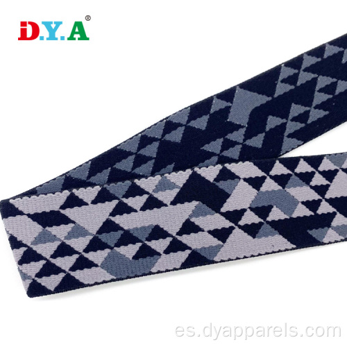 Banda de jacquard elástica de nylon elástica de 1,5 &quot;